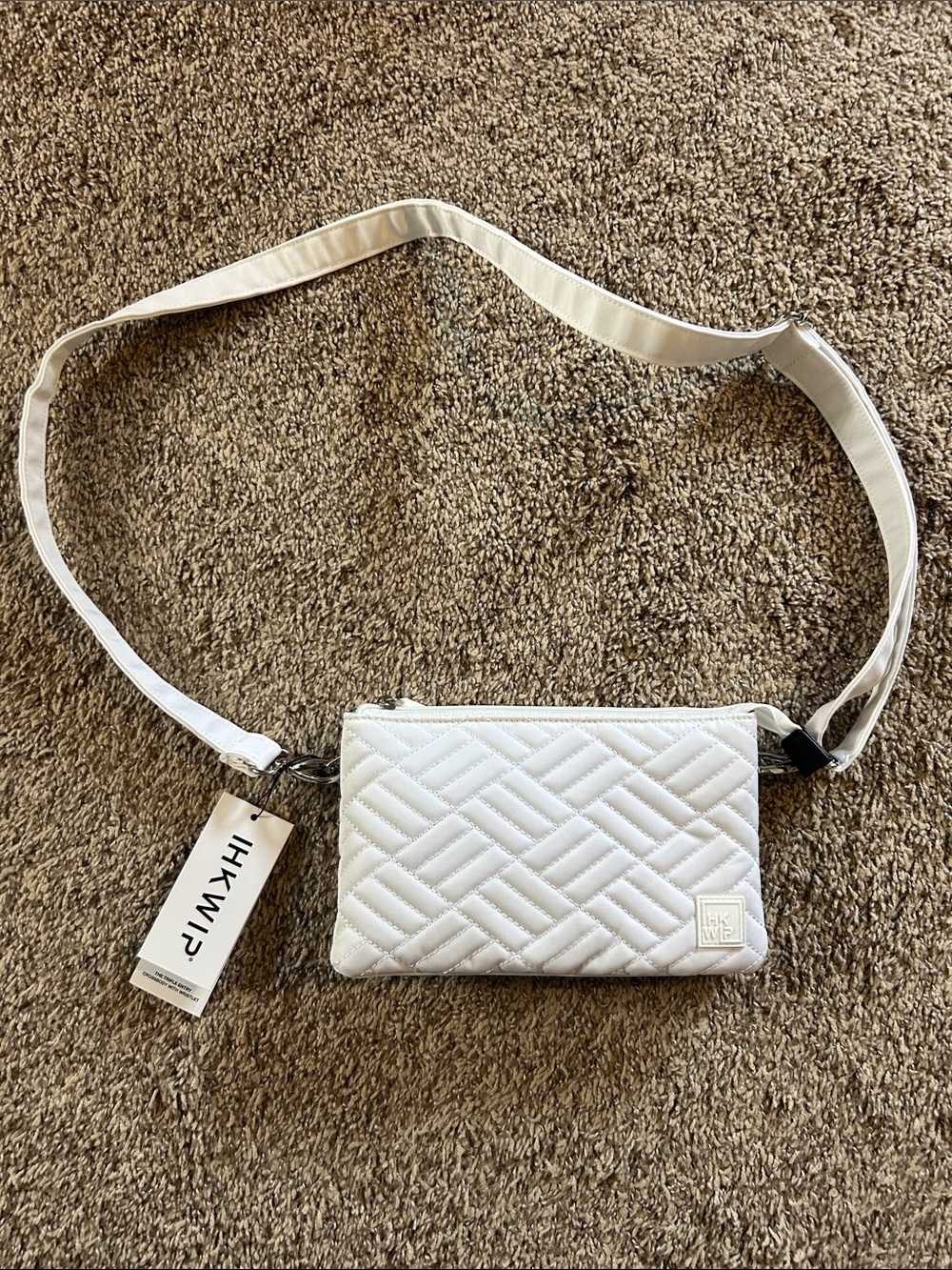 IHKWIP White Crossbody Bag